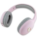 Hello Kitty over-ear Bluetooth headphones HKBHA1BKHLMP pink Metal Logo - imagine 2
