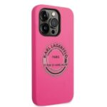 Karl Lagerfeld KLHCP14LSRSGRCF iPhone 14 Pro 6,1" hardcase pink Silicone RSG - imagine 4