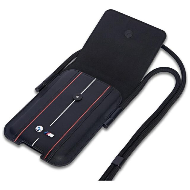 Bag BMW Phone Pouch Red Stripes black - imagine 3