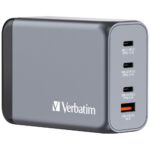 Verbatim GNC-240 GaN Charger 4 Port 240W USB A/C (EU/UK/US)
