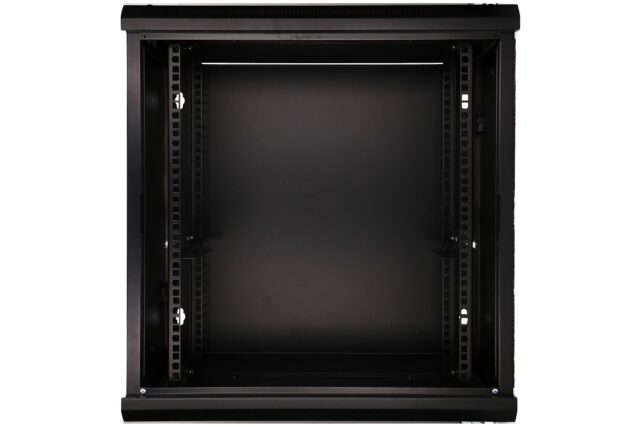 Extralink 12U 600x600 Black | Rackmount cabinet | wall mounted - imagine 3