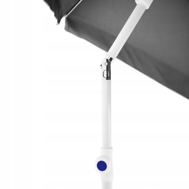 Folding Garden Umbrella Black Forest, 2m Grey - imagine 5