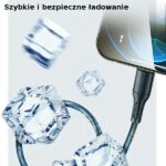 USAMS U68 microUSB 2A Fast Charge 1m blue SJ502USB03 (US-SJ502) - imagine 4