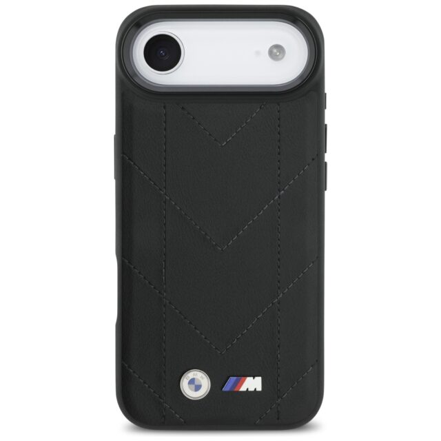 Case BMW M Quilted Logo MagSafe for  iPhone 17 Air black - imagine 3