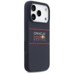 Red Bull Silicone Horizontal Centered Logo MagSafe Case for iPhone 17 Pro Navy Blue - imagine 4
