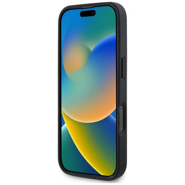 Case Guess HC PU 4G Small 4G and Classic for iPhone 16 Pro Max MagSafe black - imagine 5