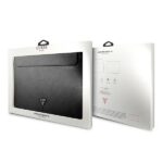 Guess Sleeve GUCS16PSATLK 16" black Saffiano Triangle Logo - imagine 4