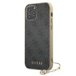 Guess GUHCP12MGF4GGR iPhone 12/12 Pro 6,1" grey hardcase 4G Charms Collection - imagine 2