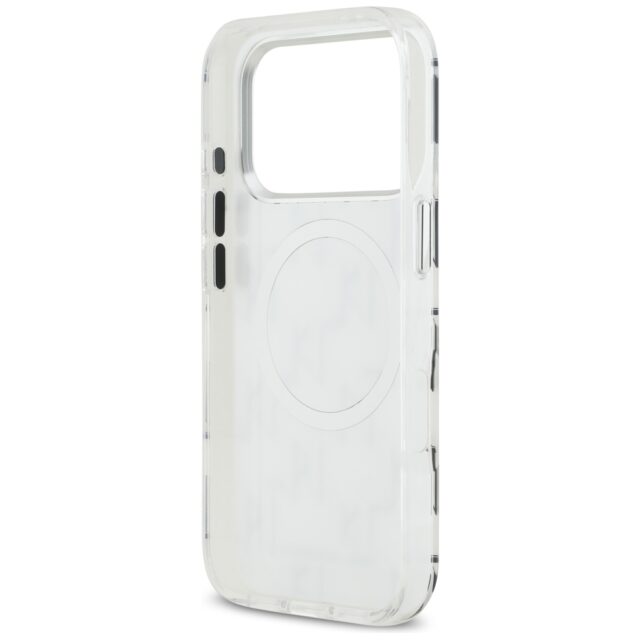 Karl Lagerfeld IML KL Monogram MagSafe Case for iPhone 17 Pro Max White - imagine 7