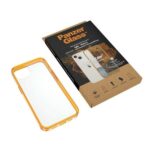 PanzerGlass ClearCase iPhone 13 / 14 /15 6.1" Antibacterial Military grade Tangerine 0333 - imagine 5