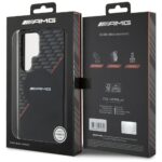 Case AMG Double Layer Rhombs MagSafe for Samsung Galaxy S25 Ultra black/red - imagine 8