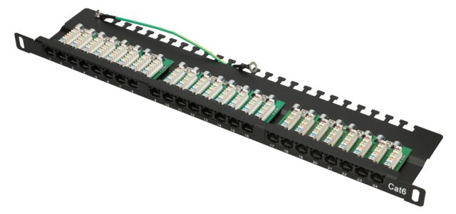 Extralink CAT6 UTP 0.5U | Patchpanel | 24 port - imagine 6