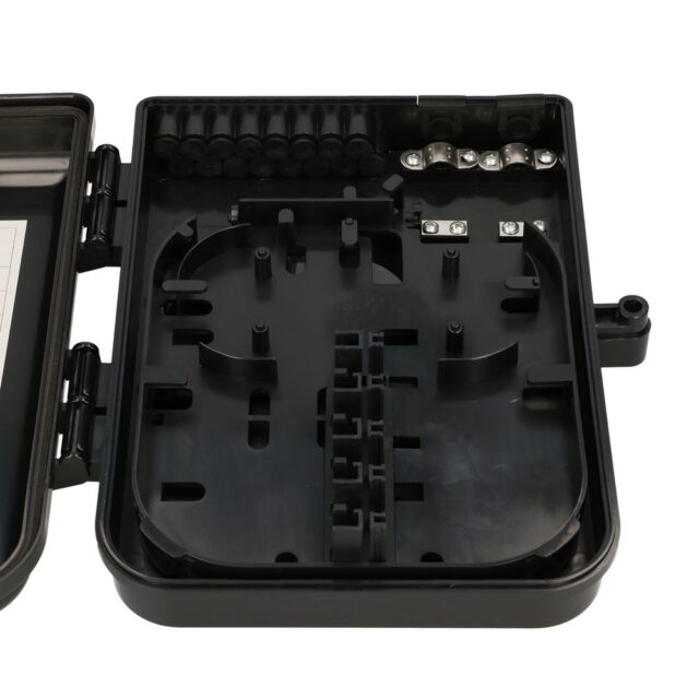 Extralink Eliza V2 | Fiber optic terminal box | 16 core, black, mid-span - imagine 6