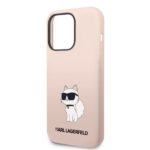 Karl Lagerfeld KLHCP14XSNCHBCP iPhone 14 Pro Max 6,7" hardcase pink Silicone Choupette - imagine 6