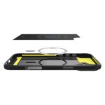 Spigen Rugged Armor MAG iPhone 16 6,1" Magsafe matte black ACS08214 - imagine 7