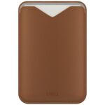 Magnetic wallet UNIQ Lyden Evo stand phone caramel