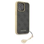 Guess GUHCP13LGF4GGR iPhone 13 Pro / 13 6,1" grey hardcase 4G Charms Collection - imagine 4