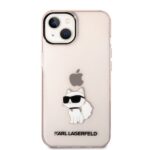 Karl Lagerfeld KLHCP14SHNCHTCP iPhone 14/ 15 / 13 6,1" pink hardcase Ikonik Choupette - imagine 3