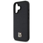 DKNY DKHMP16SPSHRPSK iPhone 16 6.1" hardcase black Repeat Pattern Stack Logo MagSafe - imagine 6