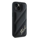 Karl Lagerfeld KLHCP15MPQDSMGK iPhone 15 Plus / 14 Plus 6.7" black hardcase Diagonal Quilted S - imagine 4