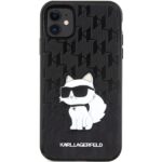 Karl Lagerfeld KLHCN61SAKHPCK iPhone 11/ Xr 6.1" black Saffiano Monogram Choupette - imagine 3