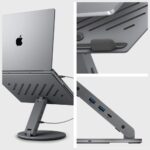 Laptop Stand Spigen LD204H Hub gray - imagine 3