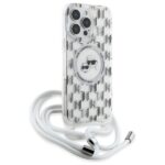 Karl Lagerfeld KLHMP16XHCKCKLCT iPhone 16 Pro Max 6.9" transparent hardcase IML Crossbody Monogram - imagine 3