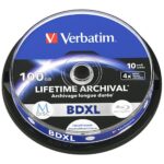 Płyta BD-XL Verbatim M-Disc 100GB 4X      Inkjet Printable 10szt 43850
