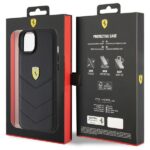 Ferrari FEHCP15MRDUK iPhone 15 Plus / 14 Plus 6.7" black hardcase Quilted Metal Logo - imagine 8