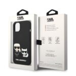 Karl Lagerfeld KLHMP14SSSKCK iPhone 14/ 15 / 13 6,1" hardcase black Liquid Silicone Karl & Ch - imagine 8