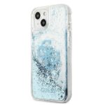 Guess GUHCP13MLG4GBL iPhone 13 / 14 / 15 6,1" blue hardcase 4G Big Liquid Glitter - imagine 2