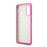 Guess GUHCS62LS4GFU S20 G980 fuchsia hard case Silicone 4G Tone On Tone - imagine 4