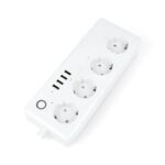 Extralink Smart Life WiFi Power Strip, 4x 230V + 4x USB - Smart Power Strip, Tuya