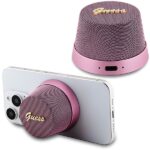 Guess speaker Bluetooth GUWSC3ALSMP Speaker Stand pink Magnetic Script Metal