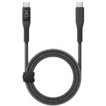 ENERGEA Flow USB-C to USB-C Digital Display Cable 1.5m Black 240W 5A PD Fast Charge