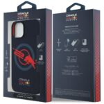 Case Red Bull HC Silicone ORBR20 Logo Red Lining for iPhone 15 MagSafe navy blue - imagine 8