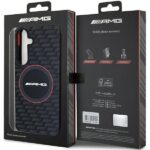 AMG AMHMS24M23SMRK S24+ S926 black hardcase with Silicone Carbon Pattern and MagSafe - imagine 8