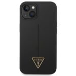 Guess GUHCP14MSLTGK iPhone 14 Plus / 15 Plus 6.7" black hardcase Silicone Triangle - imagine 3
