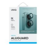 UNIQ Optix Aluminium Camera Lens Protector iPhone 16 6.1" /16 Plus 6.7" emerald szkło na obiektyw ap - imagine 2