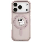 Karl Lagerfeld IML Choupette MagSafe Case for iPhone 17 Pro Pink - imagine 3