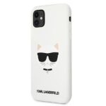 Karl Lagerfeld KLHCN61SLCHWH iPhone 11 6,1" / Xr  hardcase white Silicone Choupette - imagine 2
