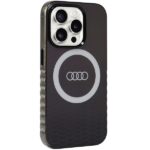 Audi IML Big Logo MagSafe Case iPhone 15 Pro 6.1" black hardcase AU-IMLMIP15P-Q5/D2-BK - imagine 6