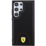 Ferrari FEHCS24LN3PUK S24 Ultra S928 black hardcase Carbon Stitched Bottom - imagine 3