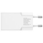 Wall Charger 4smarts PDPlug Slim Duos 20W GaN USB-C+USB-A + USB-C cable 1.5m white - imagine 3