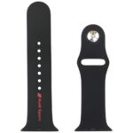 Strap Audi Sport Red Logo Silicone Watch Strap for Apple Watch 44/45/46/49mm black - imagine 3
