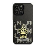 Karl Lagerfeld KLHCP13LCANCNK iPhone 13 Pro / 13 6,1" hardcase black Karlimals Cardslot - imagine 3