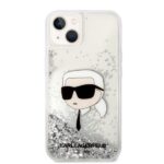 Karl Lagerfeld KLHCP14MLNKHCH iPhone 14 Plus / 15 Plus 6,7" silver hardcase Glitter Karl Head - imagine 3