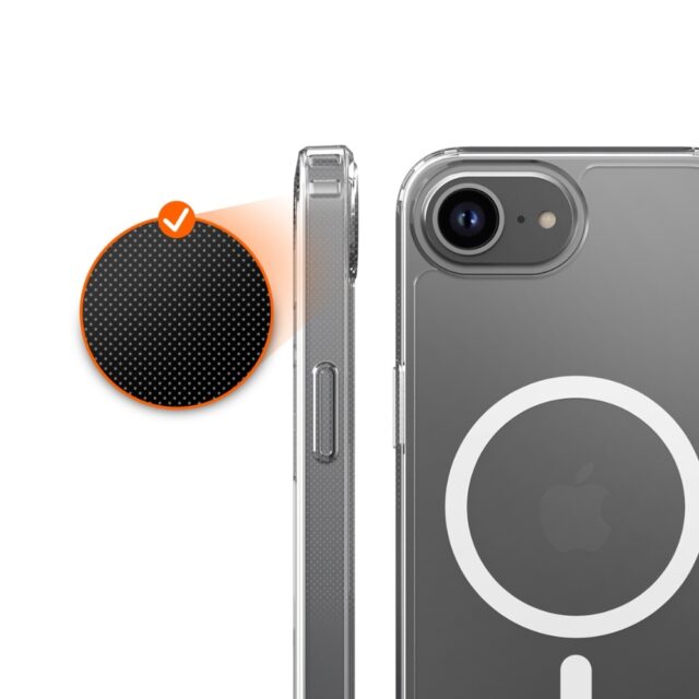 Araree Duple M MagSafe case for iPhone 16e transparent - imagine 5