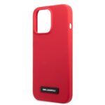 Karl Lagerfeld KLHCP13LSLMP1R iPhone 13 Pro / 13 6,1" hardcase red Silicone Plaque - imagine 6