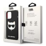 Karl Lagerfeld KLHMP14XSLCHBK iPhone 14 Pro Max 6,7" hardcase black Silicone Choupette Head Ma - imagine 8